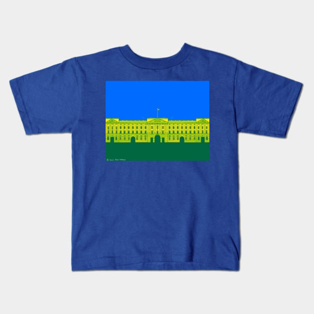 Buckingham Palace Kids T-Shirt by srstephens1978